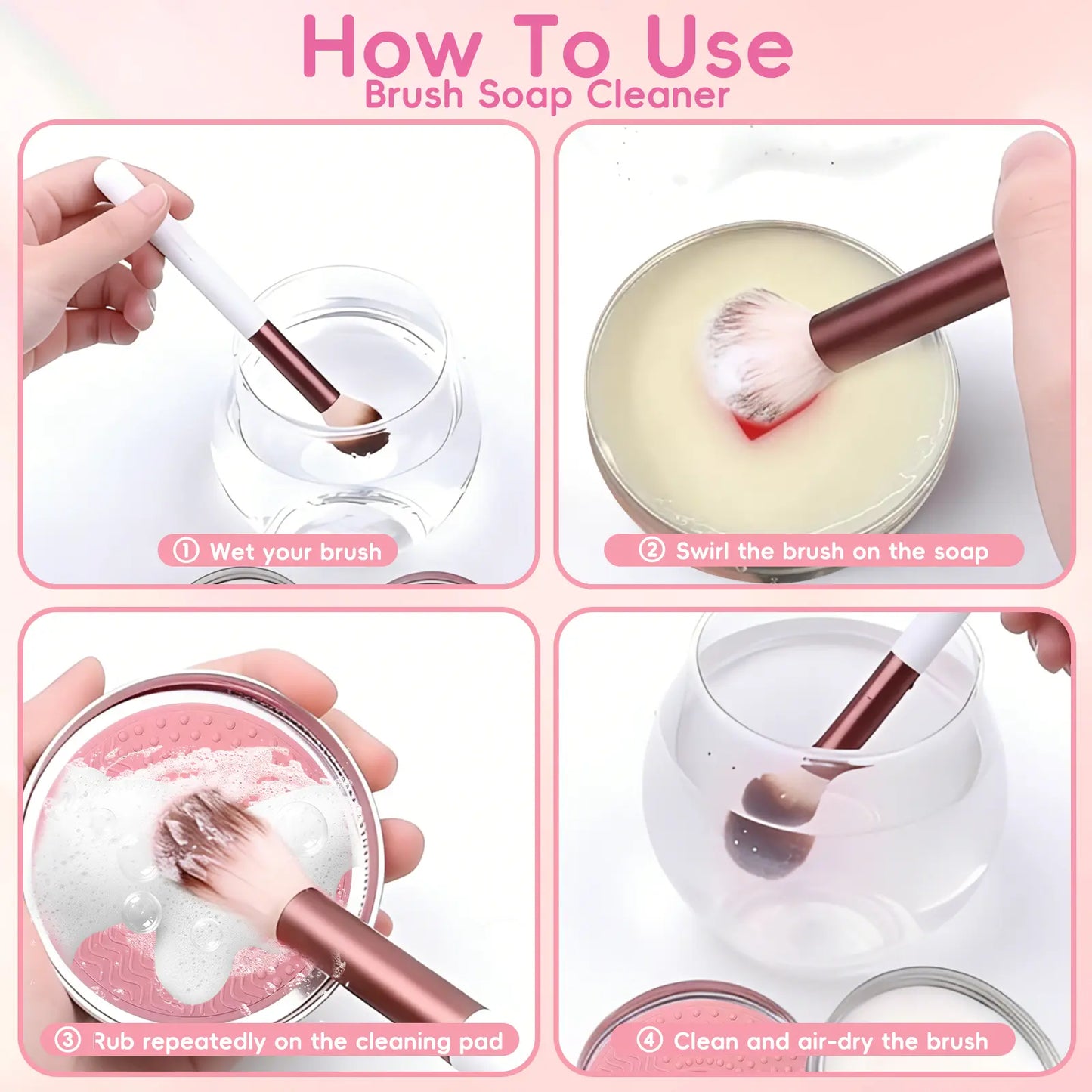Solid Soap Brush Cleaner